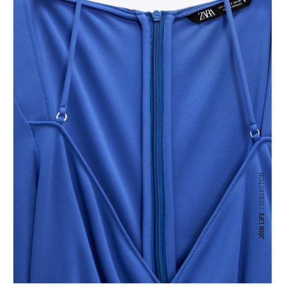 ZARA DRAPED DRESS - Picture 10 of 10